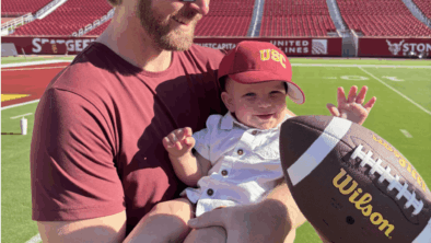 Cancer left him blind. When his son was diagnosed, ex-USC long snapper found Trojans had his back again
